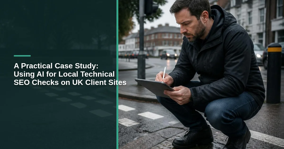 A Practical Case Study: Using AI for Local Technical SEO Checks on UK Client Sites