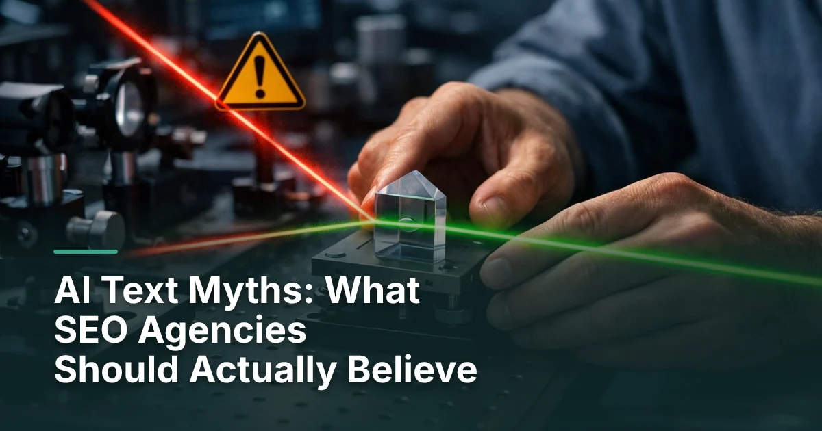 AI Text Myths: What SEO Agencies Should Actually Believe