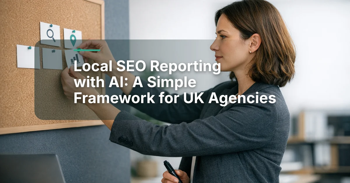 Local SEO Reporting with AI: A Simple Framework for UK Agencies