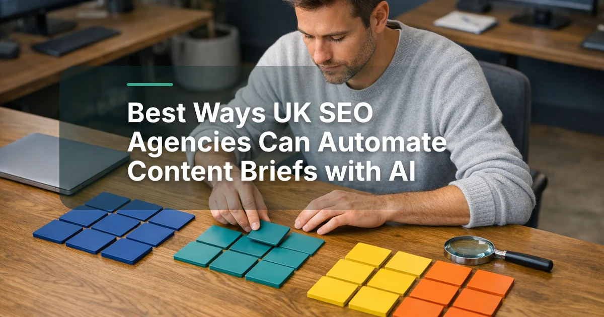 Best Ways UK SEO Agencies Can Automate Content Briefs with AI