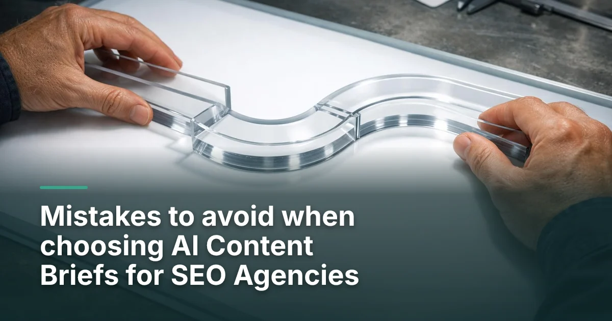 Mistakes to avoid when choosing AI Content Briefs for SEO Agencies: From Search Intent to Publish-Ready Outline