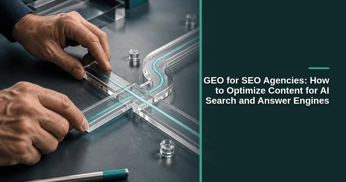 GEO for SEO Agencies: How to Optimize Content for AI Search and Answer Engines