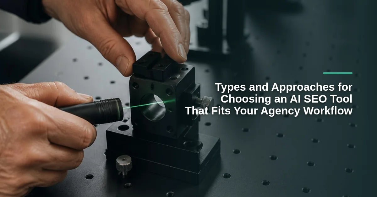 Types and Approaches for Choosing an AI SEO Tool That Fits Your Agency Workflow