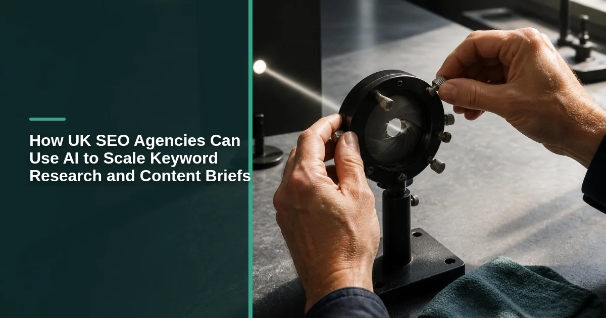 How UK SEO Agencies Can Use AI to Scale Keyword Research and Content Briefs