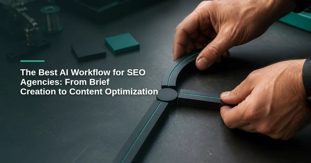 The Best AI Workflow for SEO Agencies: From Brief Creation to Content Optimization