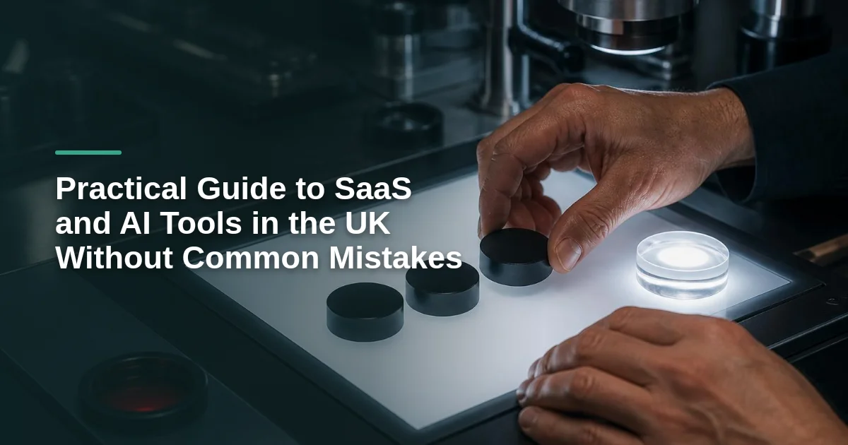 Practical Guide to SaaS and AI Tools in the UK Without Common Mistakes
