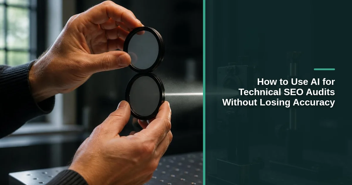 How to Use AI for Technical SEO Audits Without Losing Accuracy