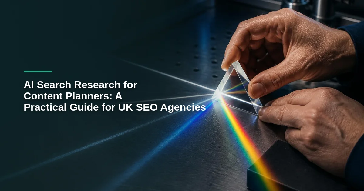 AI Search Research for Content Planners: A Practical Guide for UK SEO Agencies