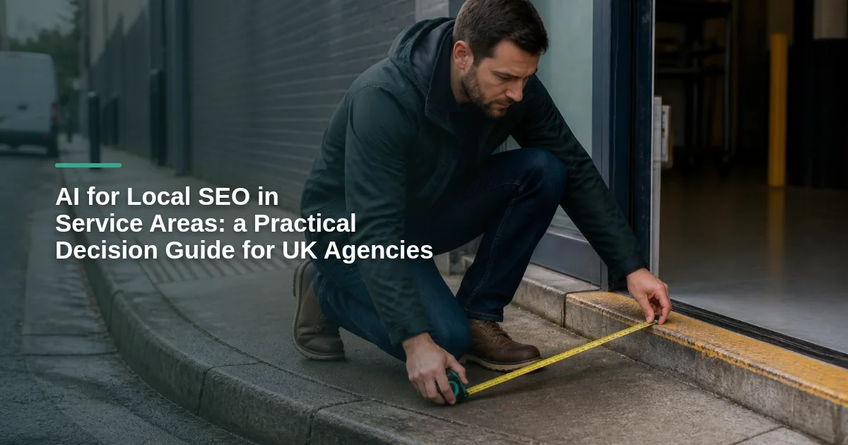 AI for Local SEO in Service Areas: a Practical Decision Guide for UK Agencies